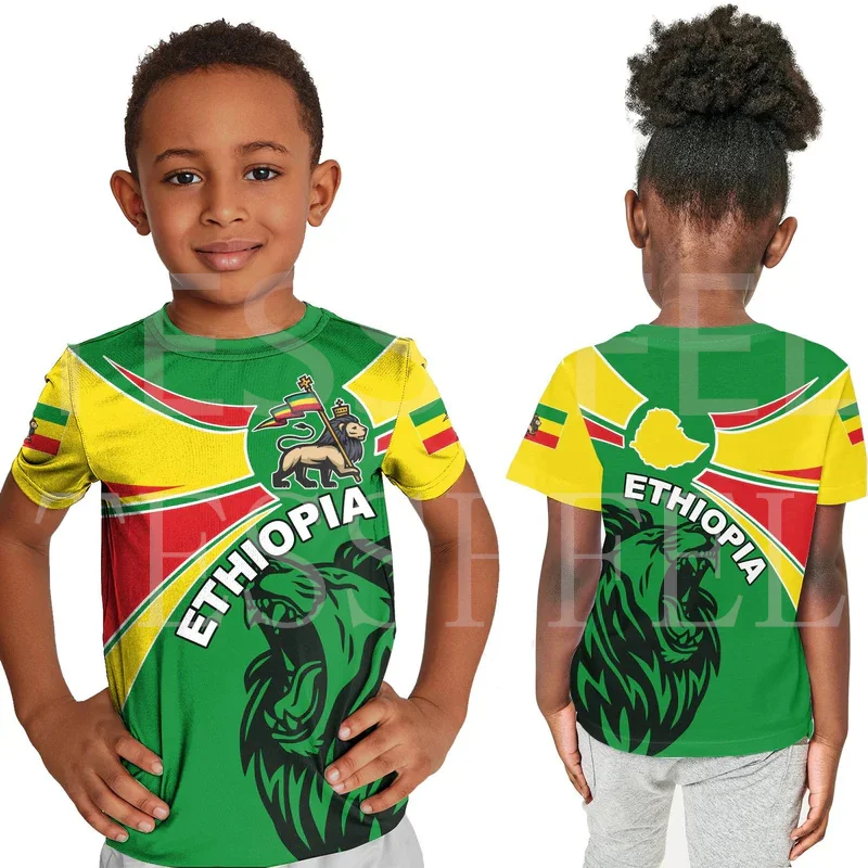 Tessffel Ethiopia Custom Name Kids Size Customize Children Clothing 3DPrint Summer Casual Short Sleeves T-Shirts Streetwear X1
Tessffel Ethiopia Custom Name Kids Size Customize Children Clothing 3DPrint Summer Casual Short Sleeves T-Shirts Streetwear X1