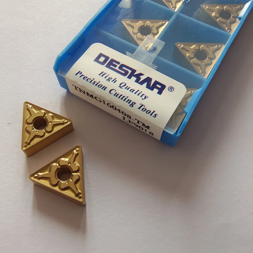 TNMG160408-TM LF9018/TNMG160404-TM LF9018/TNMG160408-TM LF9118/TNMG160404-TM LF9118 Original DESKAR CNC blade carbide inserts 10pcs/box
TNMG160408-TM LF9018/TNMG160404-TM LF9018/TNMG160408-TM LF9118/TNMG160404-TM LF9118 Original DESKAR CNC blade carbide inserts 10pcs/box
