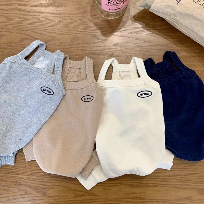 Four Legs Solid Colour Dog Clothes Summer Thin Bodysuit Teddy Soft Pullover York Cooler Carrier Pants Puppy Home Clothes
Four Legs Solid Colour Dog Clothes Summer Thin Bodysuit Teddy Soft Pullover York Cooler Carrier Pants Puppy Home Clothes