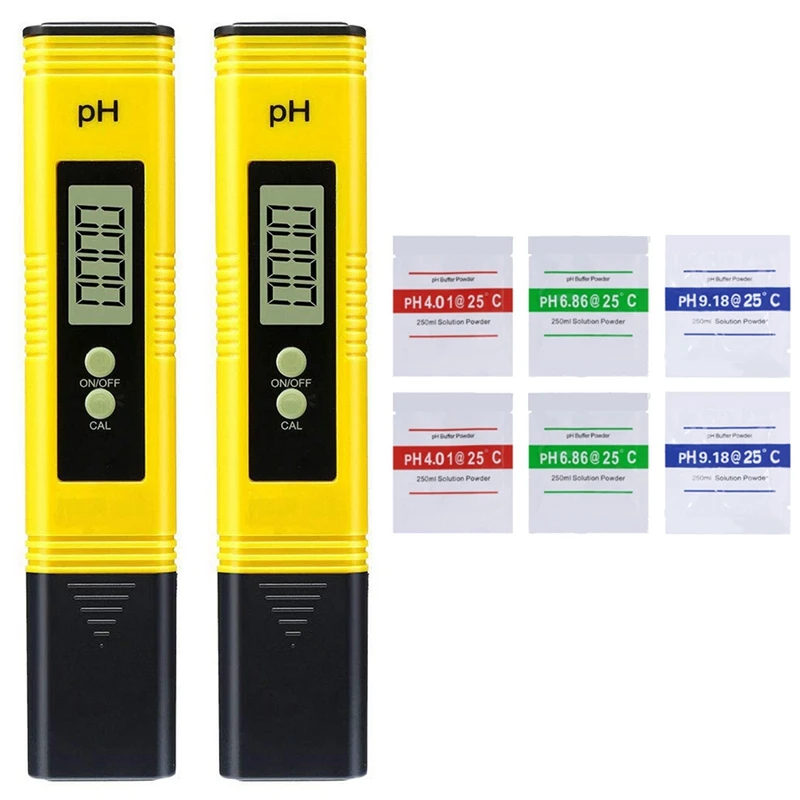 2 Pcs Portable Water Quality Ph Testing Pens For Home Drinking Water/Swimming Pool PH Tester
2 Pcs Portable Water Quality Ph Testing Pens For Home Drinking Water/Swimming Pool PH Tester