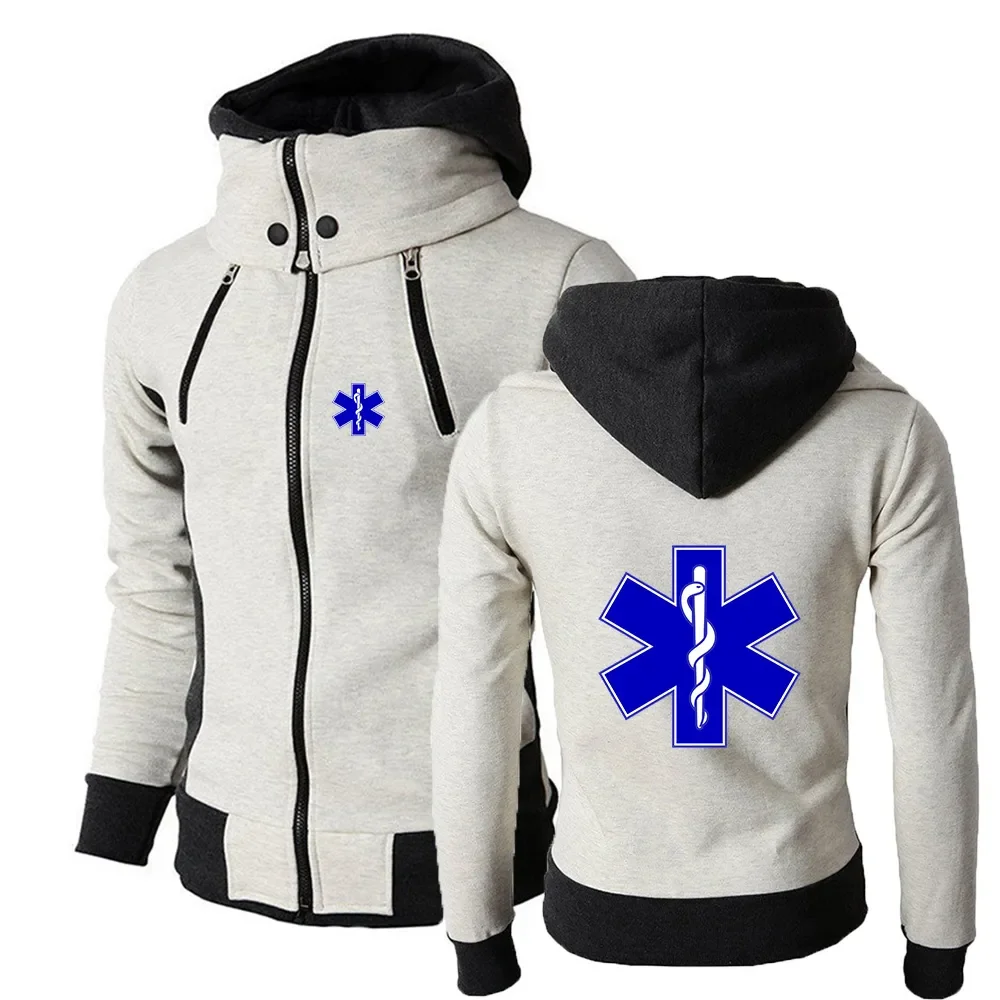 EMT Emergency Ambulance 2024 Men's New Printing Double Zipper Hooded Jackets Fashion Hip Hop Streetwears Pullover Autumn Clothes
EMT Emergency Ambulance 2024 Men's New Printing Double Zipper Hooded Jackets Fashion Hip Hop Streetwears Pullover Autumn Clothes