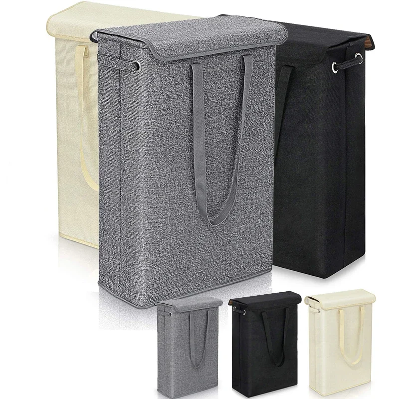 45L Thin Laundry Basket with Cover, Narrow Hand, Fine Hand, Dirty Laundry Basket, Bedroom, Kindergarten, Whole Basket Storage
45L Thin Laundry Basket with Cover, Narrow Hand, Fine Hand, Dirty Laundry Basket, Bedroom, Kindergarten, Whole Basket Storage