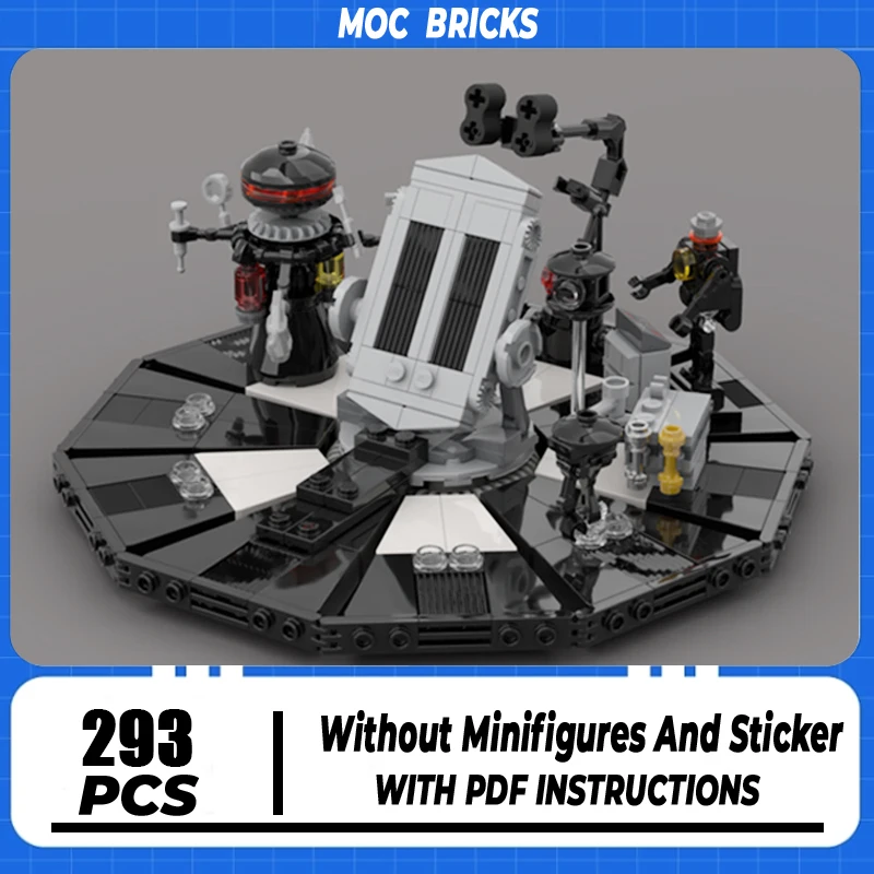 

Star Movie Moc Building Blocks The Empire Lord Transformation Model Technology Bricks DIY Assembly Construction Toy Holiday Gift