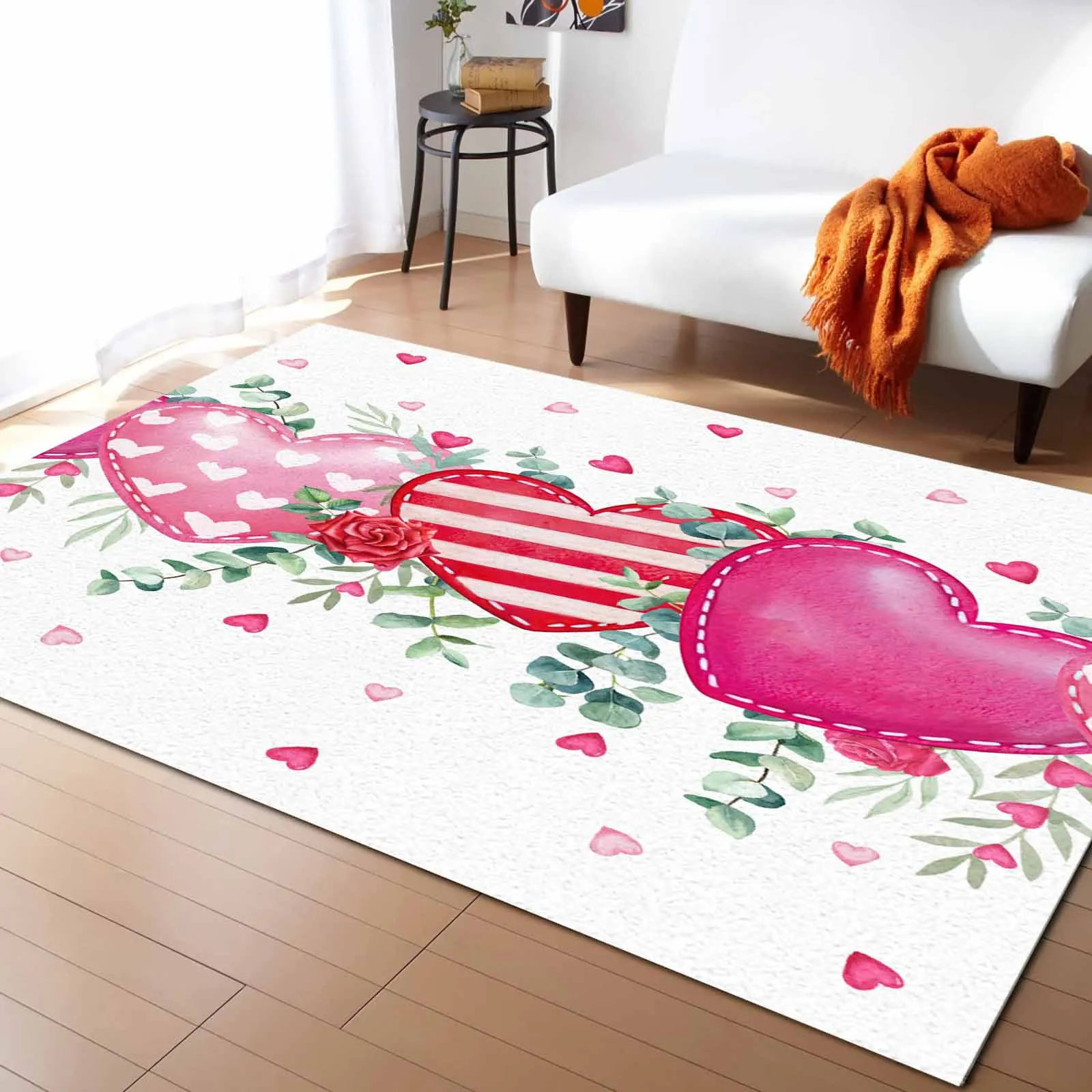 Valentine'S Day Pink Love Eucalyptus Leaves Rose Living Room Floor Mat Children's Bedroom Bedside Carpet Kitchen Door
Valentine'S Day Pink Love Eucalyptus Leaves Rose Living Room Floor Mat Children's Bedroom Bedside Carpet Kitchen Door