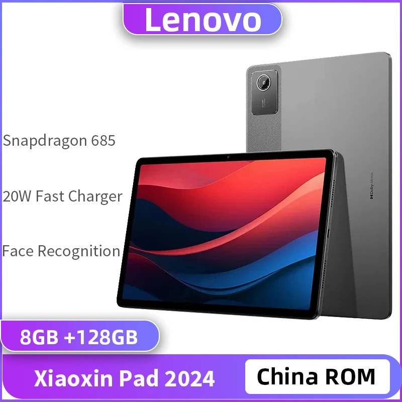 

New Lenovo Xiaoxin Pad 2024 Tablet 8GB 128GB Qualcomm Snapdragon 685 Octa Core 11" Screen GPS WIFI Android Tab Original ROM