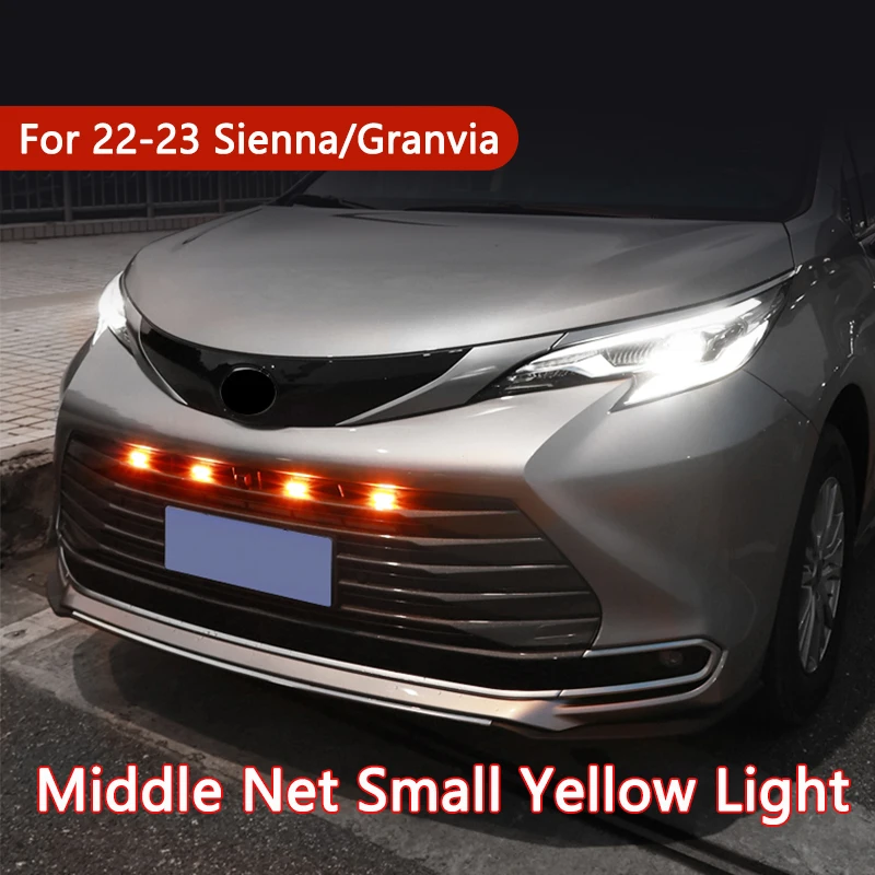 Передняя решетка для Toyota Sienna Granvia 22-23, светодиодный центральный гриль, декоративная лампа, модификация, высокая яркость, внешние аксессуары
Передняя решетка для Toyota Sienna Granvia 22-23, светодиодный центральный гриль, декоративная лампа, модификация, высокая яркость, внешние аксессуары