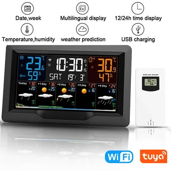 Tuya WIFI Smart Weather Station Color Screen