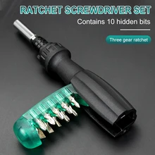 11 in 1 Precision Ratchet Screwdriver Combo Set Multifunctional Telescopic Screwdriver Household Appliance Repair Manual Tool
11 in 1 Precision Ratchet Screwdriver Combo Set Multifunctional Telescopic Screwdriver Household Appliance Repair Manual Tool