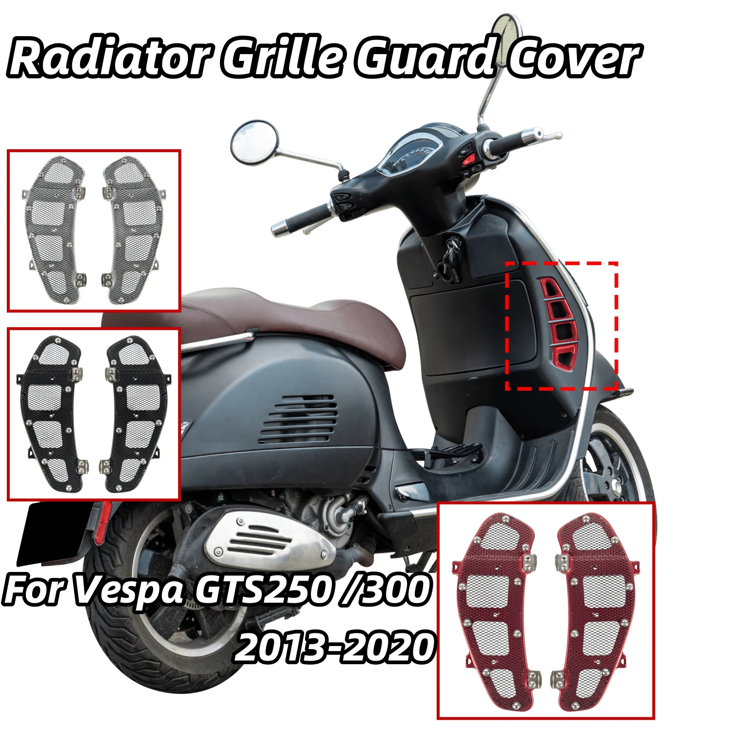 GTS 250 300 Motorcycle Air Intake Inlet Radiator Grille Guard Protection For Vespa GTS250 GTS300 2013-2020 Decorative Cover
GTS 250 300 Motorcycle Air Intake Inlet Radiator Grille Guard Protection For Vespa GTS250 GTS300 2013-2020 Decorative Cover