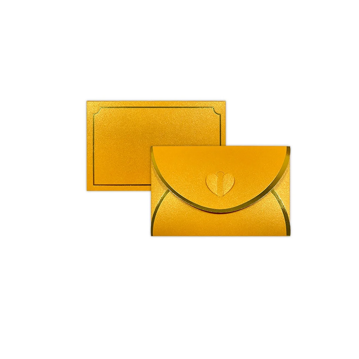 50Pcs Gift Card Envelopes with Love Buckle Envelopes with Gold Border, Envelope for Note Cards, Wedding Golden Yellow
50Pcs Gift Card Envelopes with Love Buckle Envelopes with Gold Border, Envelope for Note Cards, Wedding Golden Yellow