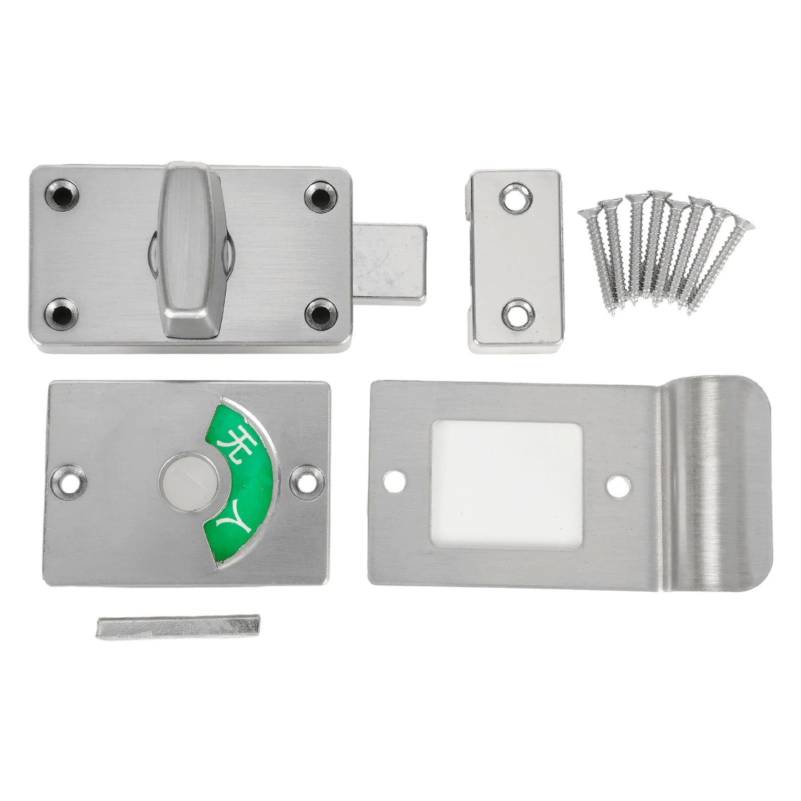 Public Restroom Indicator Privacy Door Lock Bathroom Toilet Vacant Engaged Bolt Door Lock Zinc Alloy Indicating Latch Lock
Public Restroom Indicator Privacy Door Lock Bathroom Toilet Vacant Engaged Bolt Door Lock Zinc Alloy Indicating Latch Lock