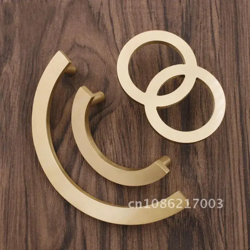 

Brass Round Handles for Furniture Cabinet Pulls Drawer Cupboard Kitchen Handle Door Handle Gold Knobs Hardware