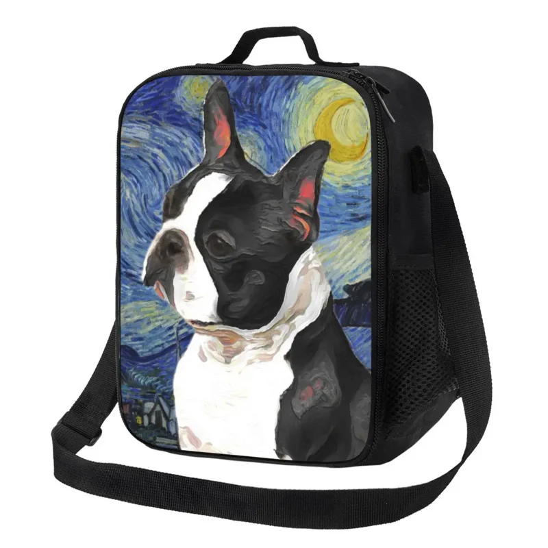 Изготовленная на заказ сумка для обеда Boston Terrier Art Van Gogh с изображением звездной ночи, женские теплые термоизолированные коробки для обедов для детей, школьников
Изготовленная на заказ сумка для обеда Boston Terrier Art Van Gogh с изображением звездной ночи, женские теплые термоизолированные коробки для обедов для детей, школьников