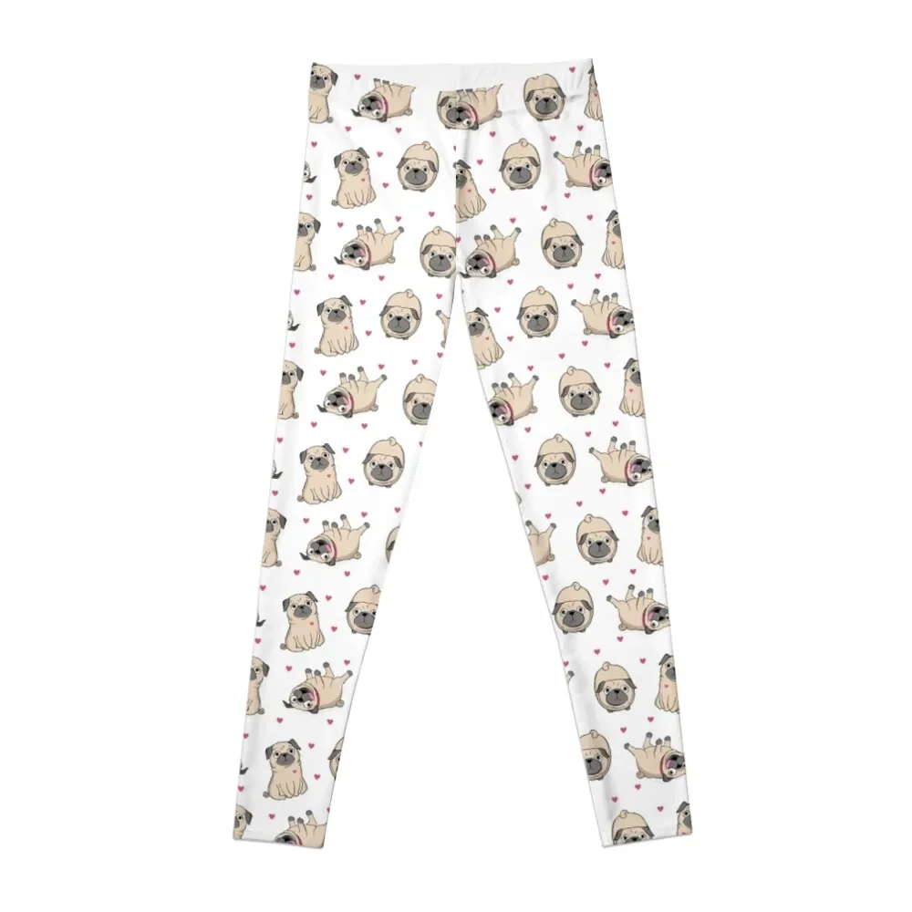 Cute Pug Dog with Love Hearts Leggings Women sports Women sportwear sporty woman gym gym's clothing Womens Leggings
Cute Pug Dog with Love Hearts Leggings Women sports Women sportwear sporty woman gym gym's clothing Womens Leggings