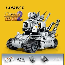 New Technical Classic Game Series Metal Slug Tank Super Vehicle 001 Building Blocks Bricks DIY Model Children Toys for Kids Gift
New Technical Classic Game Series Metal Slug Tank Super Vehicle 001 Building Blocks Bricks DIY Model Children Toys for Kids Gift