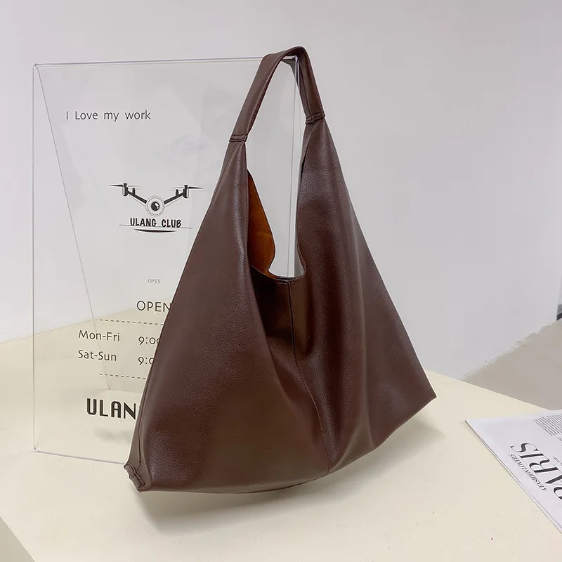 2024 New High Quality Soft Leather Tote Bag Large Capacity Shoulder Bag Korean Solid Color Ultra Simple Style PU Women's Bag
2024 New High Quality Soft Leather Tote Bag Large Capacity Shoulder Bag Korean Solid Color Ultra Simple Style PU Women's Bag