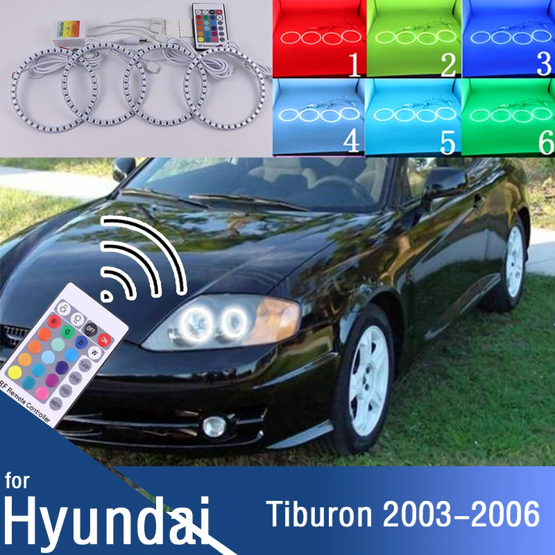 Светодиодные кольцевые лампы для Hyundai Tiburon 2003-2006, сверхъяркая установка, разноцветный пульт дистанционного управления RGB
Светодиодные кольцевые лампы для Hyundai Tiburon 2003-2006, сверхъяркая установка, разноцветный пульт дистанционного управления RGB