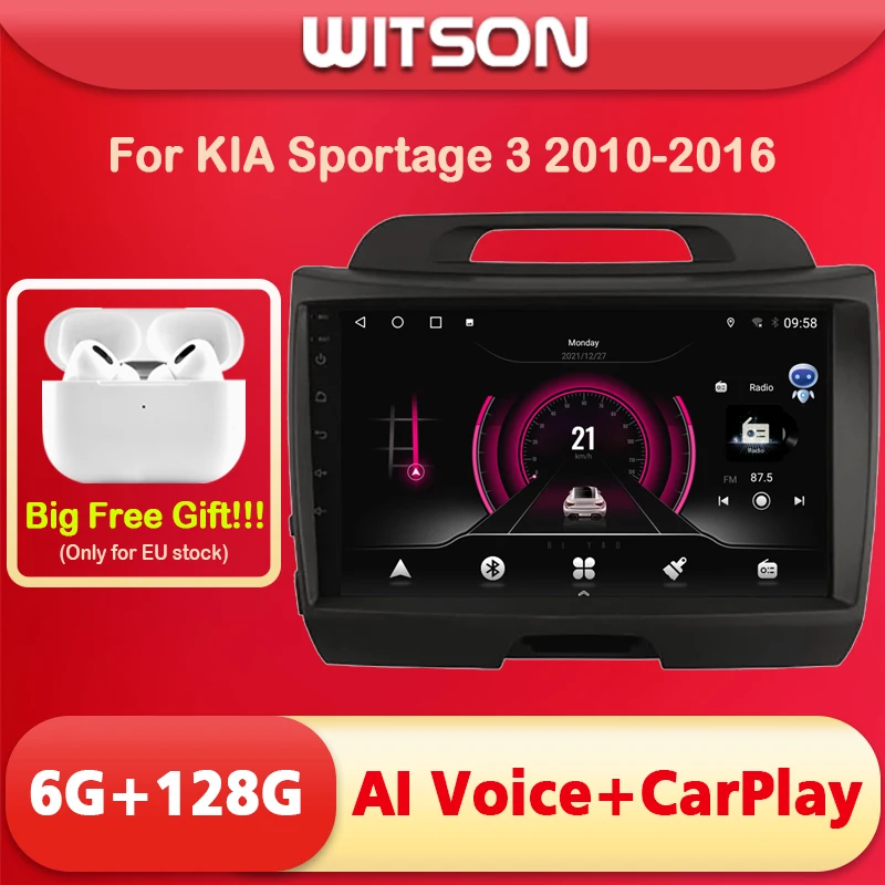 Автомагнитола WITSON для KIA SPORTAGE 2010, 2011, 2012, 6RAM, 128ROM, 9 дюймов, большой экран, Android 11
Автомагнитола WITSON для KIA SPORTAGE 2010, 2011, 2012, 6RAM, 128ROM, 9 дюймов, большой экран, Android 11
