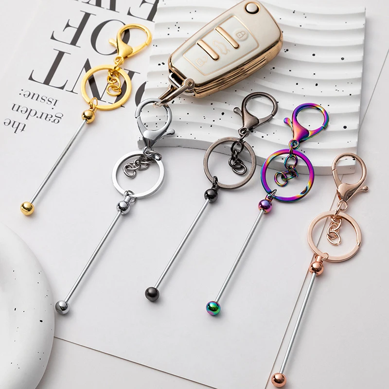 DIY Beaded Key Chain Beadable Handmade Keychains Bars Crafting Blanks Pendant Purse Charm Badge Reel Jewelry Accessories
DIY Beaded Key Chain Beadable Handmade Keychains Bars Crafting Blanks Pendant Purse Charm Badge Reel Jewelry Accessories
