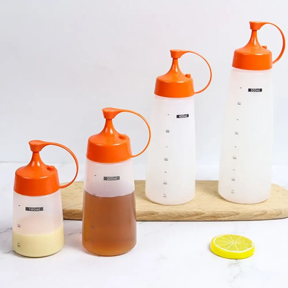 Transparent Squeeze Sauce Bottle Portable Plastic Leakproof Mini Condiment Bottle Kitchen Gadgets with Scale Squeeze Bottle
Transparent Squeeze Sauce Bottle Portable Plastic Leakproof Mini Condiment Bottle Kitchen Gadgets with Scale Squeeze Bottle