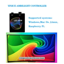 5V DIY Controller TV USB Tape HDTV Computer Monitor Backlight PC Dream Screen Color Light Box for 5050 Addressable LED Strip
5V DIY Controller TV USB Tape HDTV Computer Monitor Backlight PC Dream Screen Color Light Box for 5050 Addressable LED Strip