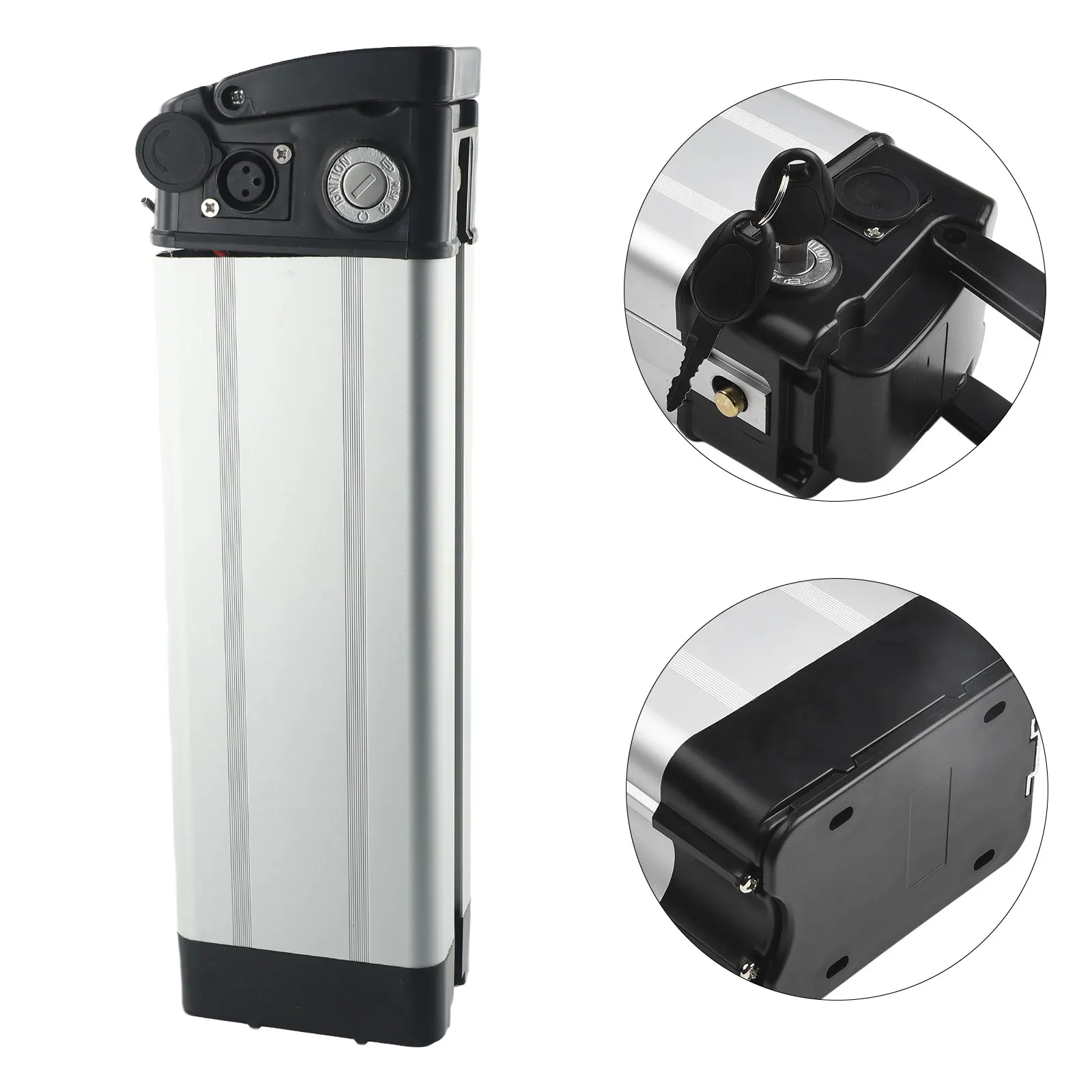 Durable High Quality 1*Battery Box+2*Keys For 1865o Lithium Battery 370x110x76mm For Folding Electric Vehicles
Durable High Quality 1*Battery Box+2*Keys For 1865o Lithium Battery 370x110x76mm For Folding Electric Vehicles