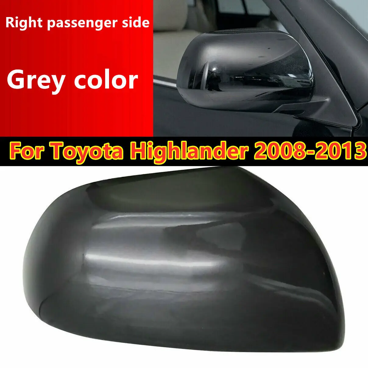 Right Passenger Side Rearview Mirror Cap Cover For Toyota Highlander 2008 2009 2010 2011 2012 2013
Right Passenger Side Rearview Mirror Cap Cover For Toyota Highlander 2008 2009 2010 2011 2012 2013