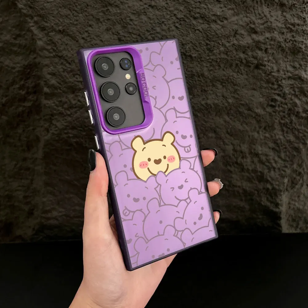 Cartoon Winnies The Poohs Bear S25 Case For Samsung S25 S24 Ultra Carcasa For Galaxy S23 S22 S21 FE S20 Ultra Plus Phone Cover Cartoon Winnies The Poohs Bear S25 Case For Samsung S25 S24 Ultra Carcasa For Galaxy S23 S22 S21 FE S20 Ultra Plus Phone Cover