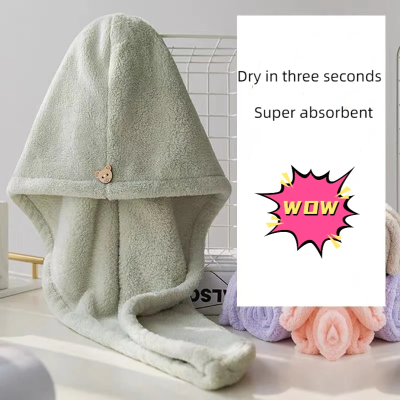 Dry Hair Cap, Single Layer, Thickened, Super Absorbent Shampoo, Hair Rub, Quick Drying Head Covering
Dry Hair Cap, Single Layer, Thickened, Super Absorbent Shampoo, Hair Rub, Quick Drying Head Covering