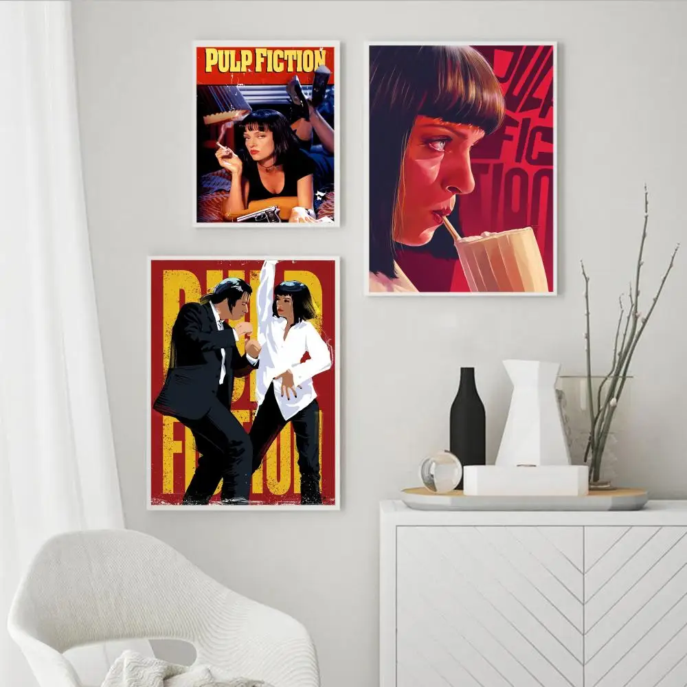 Pulp Fiction Poster Self-adhesive Art Poster Retro Kraft Paper Sticker DIY Room Bar Cafe Vintage Decorative
Pulp Fiction Poster Self-adhesive Art Poster Retro Kraft Paper Sticker DIY Room Bar Cafe Vintage Decorative