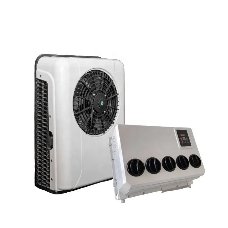 

12 Volt 24 Volt Split Truck Parking Air Conditioner Semi Battery Powered Electric AC System For Truck