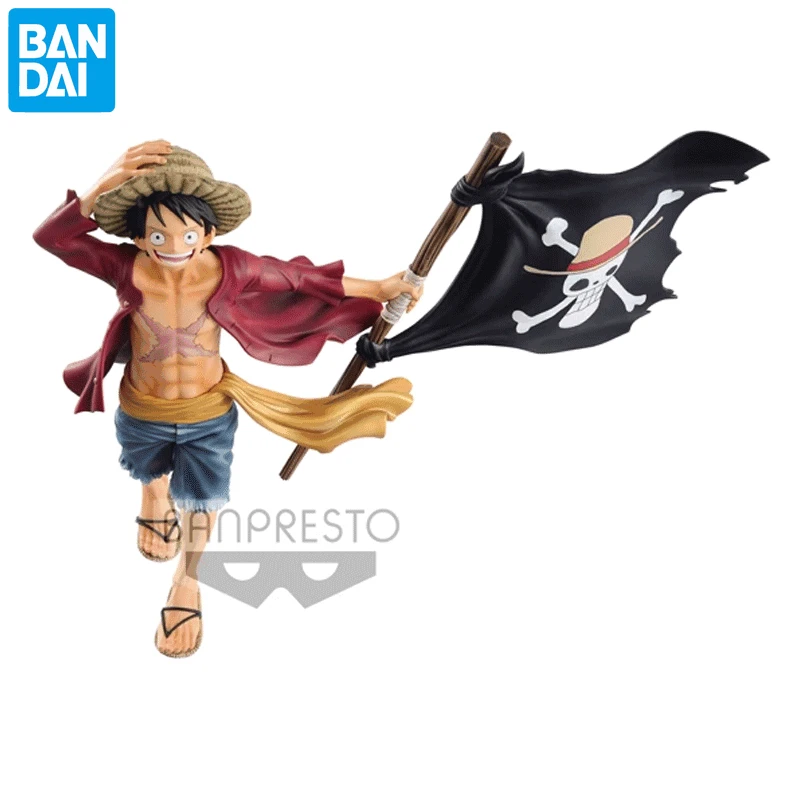 BANDAI ONE PIECE Magazine Flag Monkey D. Luffy Genuine Anime Action Figures Collection Model Doll Toys Gifts for Children Boys
BANDAI ONE PIECE Magazine Flag Monkey D. Luffy Genuine Anime Action Figures Collection Model Doll Toys Gifts for Children Boys