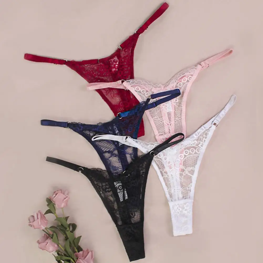 Sexy Lace Bikini Thongs Low Rise Cotton Crotch T-Shape Lady Panties Crochet Lace Hollow Out G-String Thong Women Seamless Briefs
Sexy Lace Bikini Thongs Low Rise Cotton Crotch T-Shape Lady Panties Crochet Lace Hollow Out G-String Thong Women Seamless Briefs