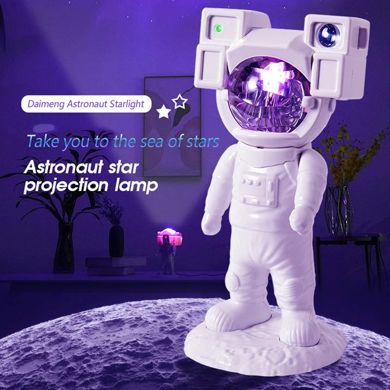 Astronaut Star Projection Light, LED Night Light with Adjustable Head Angle Projector Bulbs for Children and Adults 
Astronaut Star Projection Light, LED Night Light with Adjustable Head Angle Projector Bulbs for Children and Adults