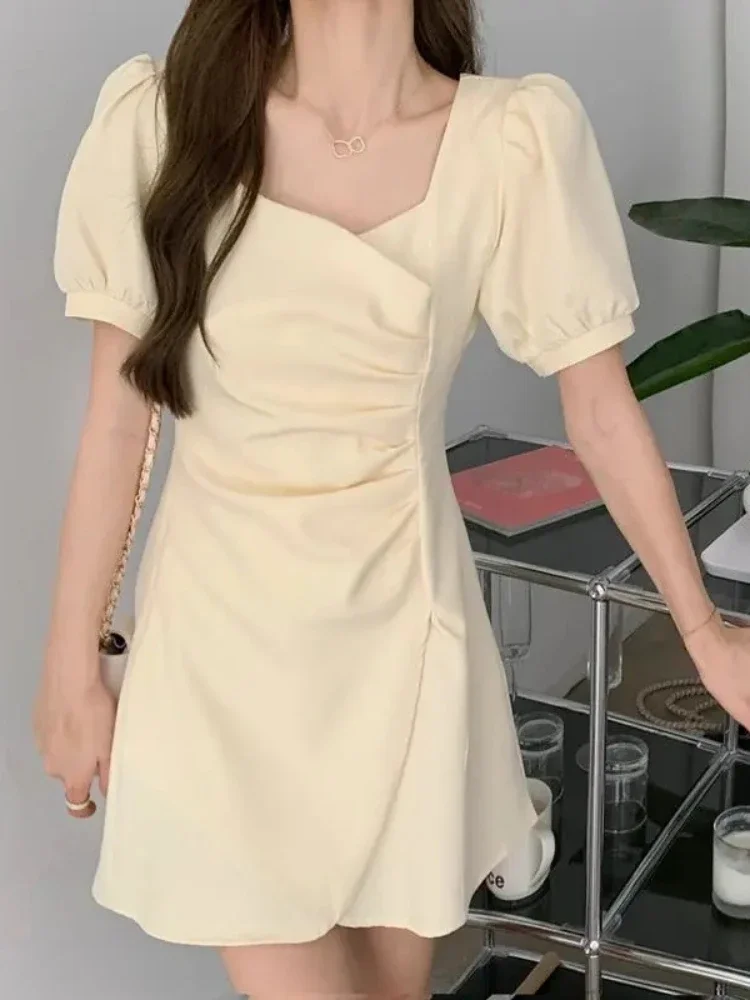 Summer Dress Women Elegant Office Style Dress 2023 Female Sexy Round Neck Solid Color Mid-Calf Sundress Fashion Robe Femme
Summer Dress Women Elegant Office Style Dress 2023 Female Sexy Round Neck Solid Color Mid-Calf Sundress Fashion Robe Femme