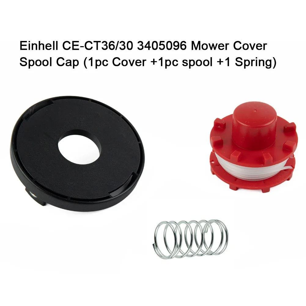 

Spool Spool Line For Einhell GE-CT 36/30 Li E SOLO AGILLO Plastic 26.5FT/8M Diameter 2mm Spool Cover 97.2*28.7mm