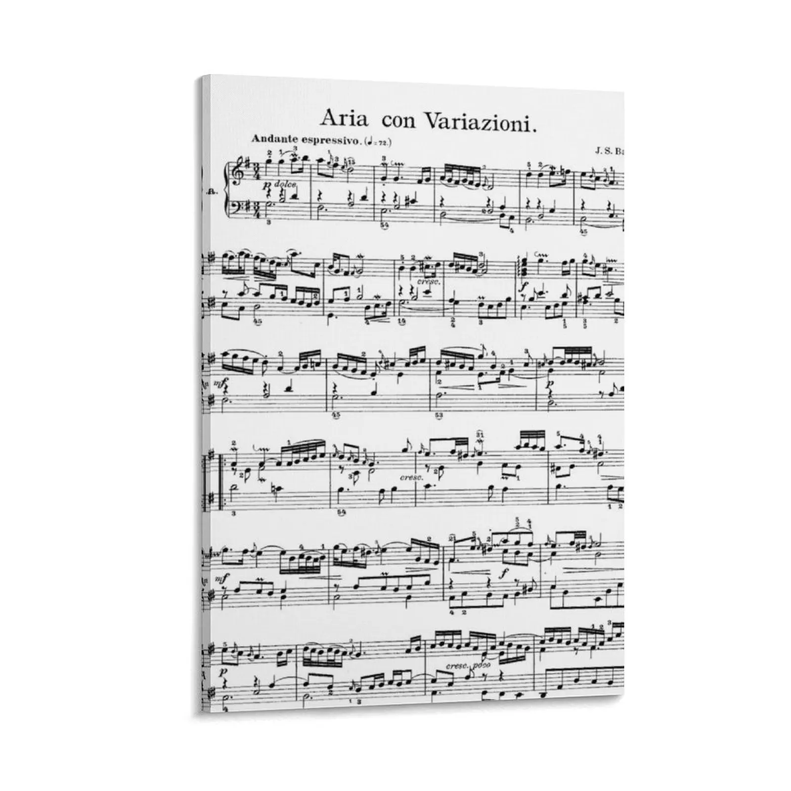 Goldberg Variations Canvas Painting Paintings Wall decoration poster photos for living room Decoration for home 
Goldberg Variations Canvas Painting Paintings Wall decoration poster photos for living room Decoration for home
