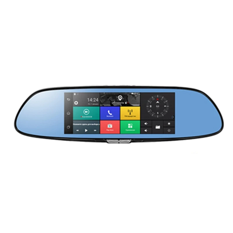 

Автомобильная камера C08 3G 7 дюймов Android 5.0 для автомобильного видеорегистратора с Gps видеорегистратор Bluetooth Wifi двойной объектив зеркало заднего вида видеорегистратор Автомобильные видеорегистраторы