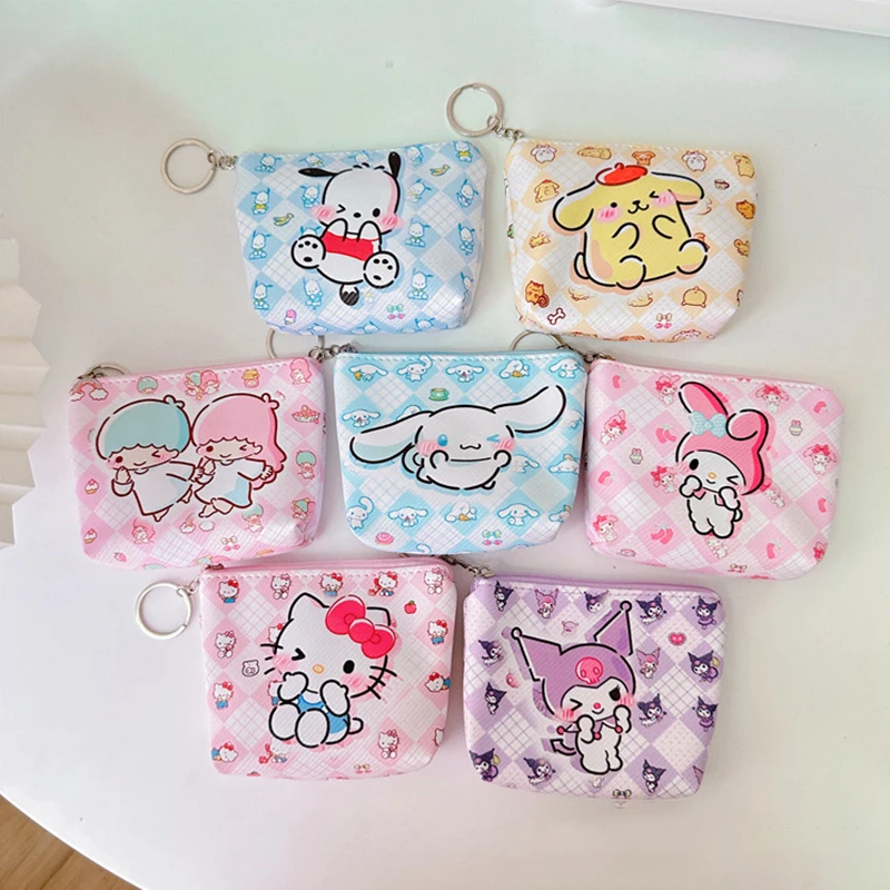 Sanrio Purse Hello Kitty Wallet Kawaii Anime Cartoon Cute Trapezoid Headphone Cable Coin Lipstick Small Bag Christmas Gift Girls
Sanrio Purse Hello Kitty Wallet Kawaii Anime Cartoon Cute Trapezoid Headphone Cable Coin Lipstick Small Bag Christmas Gift Girls