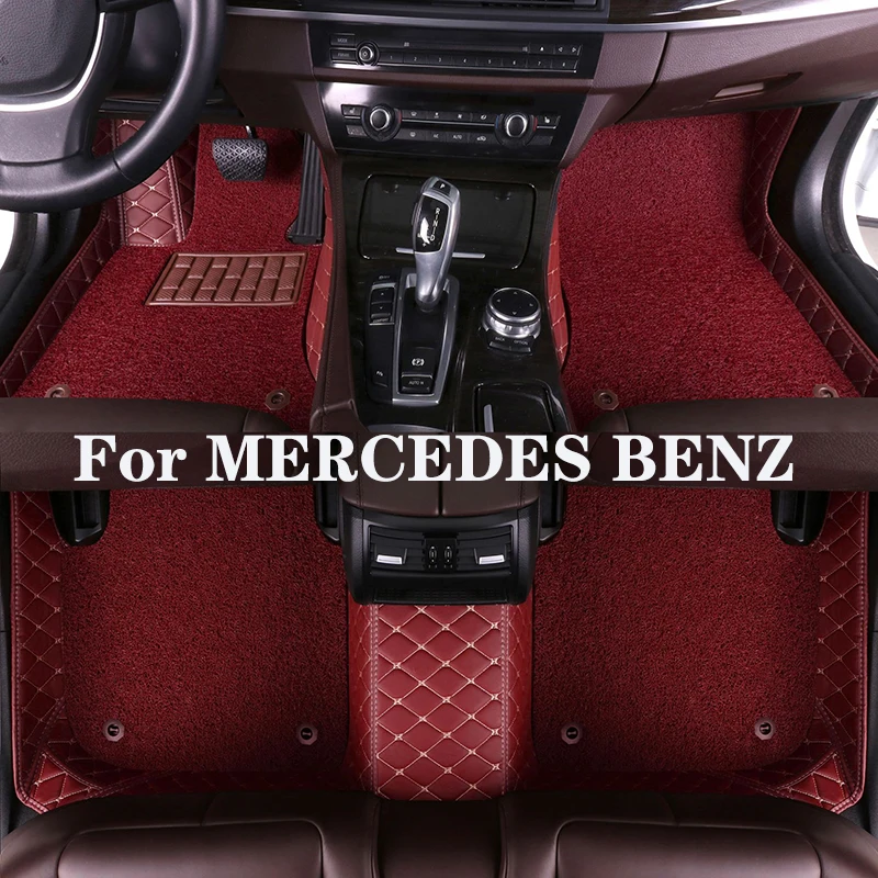 High Quality Customized Double Layer Detachable Diamond Pattern Car Floor Mat For MERCEDES BENZ A A45 C C63 E E55 GTC GTS AMG
High Quality Customized Double Layer Detachable Diamond Pattern Car Floor Mat For MERCEDES BENZ A A45 C C63 E E55 GTC GTS AMG
