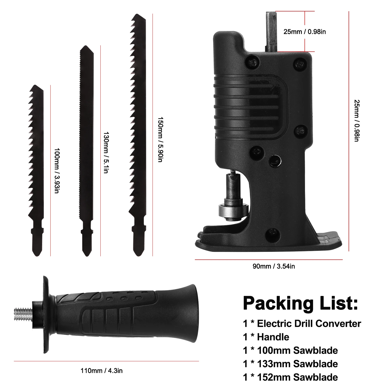 Electric Drill Modified To Electric Saws Accessory Electric Reciprocating Saws Drill to Jig Saws Woodworking Cutting UtilityTool
Electric Drill Modified To Electric Saws Accessory Electric Reciprocating Saws Drill to Jig Saws Woodworking Cutting UtilityTool