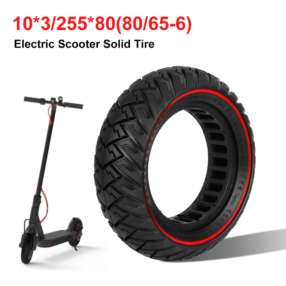 10*3/255*80(80/65-6) Electric Scooter Solid Tire Tubeless Off-road Tyers 10 Inch Wider Solid Tire Explosion-proof for Scooters
10*3/255*80(80/65-6) Electric Scooter Solid Tire Tubeless Off-road Tyers 10 Inch Wider Solid Tire Explosion-proof for Scooters
