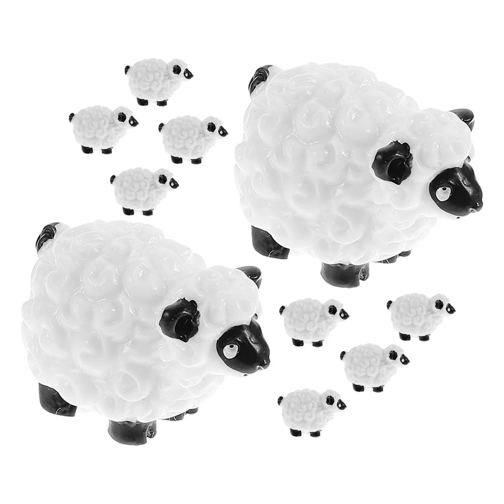 10 Pcs Statue Micro Landscape Sheep Ornament Home Decor Micro Landscape Animals Resin Lawn Statues
10 Pcs Statue Micro Landscape Sheep Ornament Home Decor Micro Landscape Animals Resin Lawn Statues