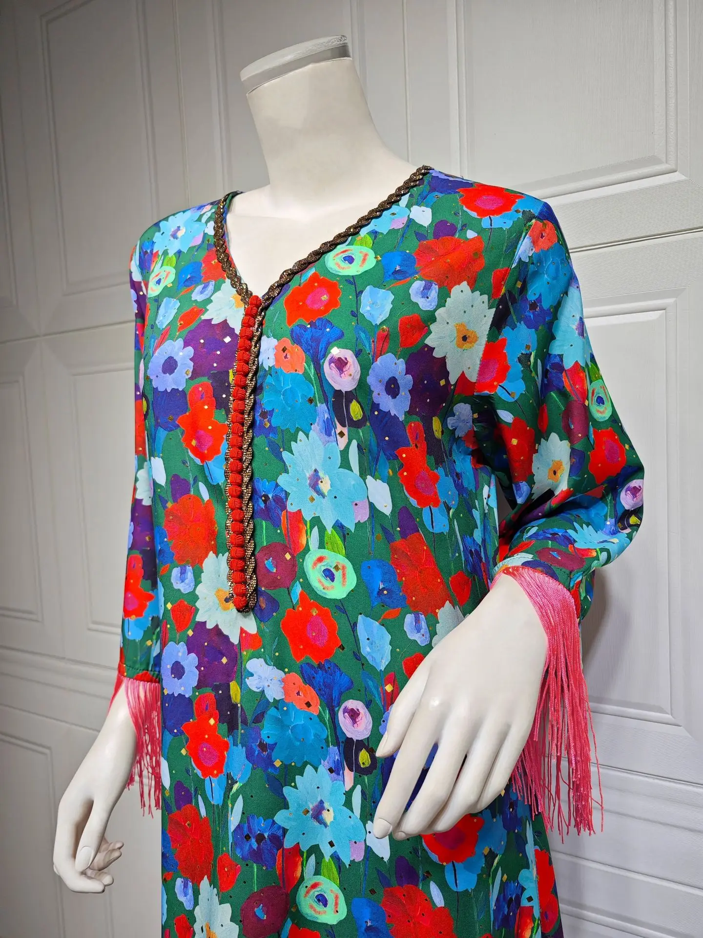 عيد مسلم شرابة فستان عبايات للنساء الماس جلابية المغرب فساتين الحفلات دبي عباية قفطان إسلام فيستدوس رداء عربي طويل عيد مسلم شرابة فستان عبايات للنساء الماس جلابية المغرب فساتين الحفلات دبي عباية قفطان إسلام فيستدوس رداء عربي طويل