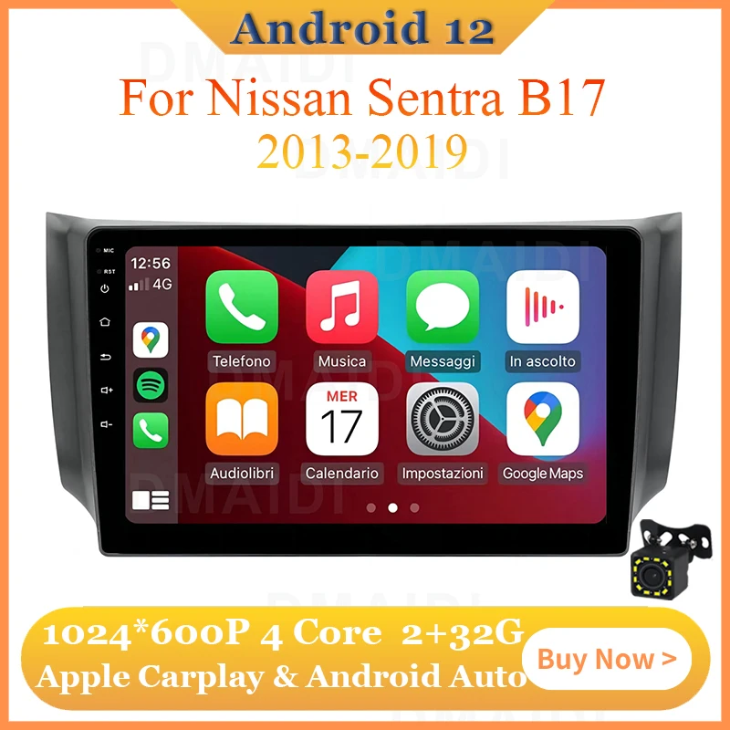 Android 12 2G + 32G GPS проводной android авто для Nissan Sentra B17 2013 - 2019 автомобильный синий зуб мультимедиа Carplay WIFI 1024*600 P
Android 12 2G + 32G GPS проводной android авто для Nissan Sentra B17 2013 - 2019 автомобильный синий зуб мультимедиа Carplay WIFI 1024*600 P