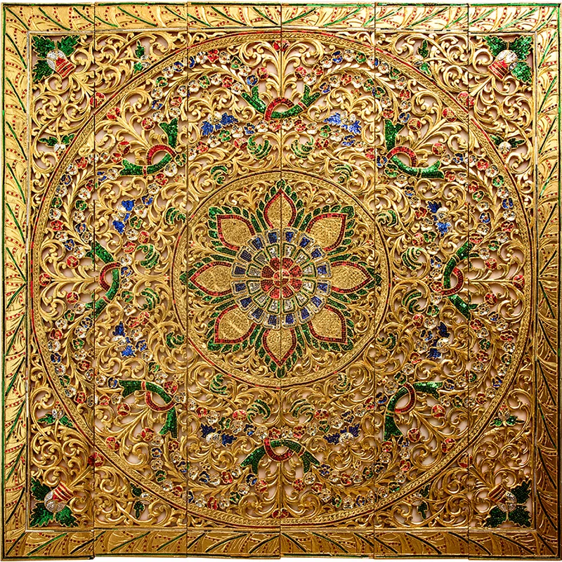 Thailand woodcarving wall-hung Thai carved board living room porch wall decoration wall decoration beauty salon club wall decora
Thailand woodcarving wall-hung Thai carved board living room porch wall decoration wall decoration beauty salon club wall decora