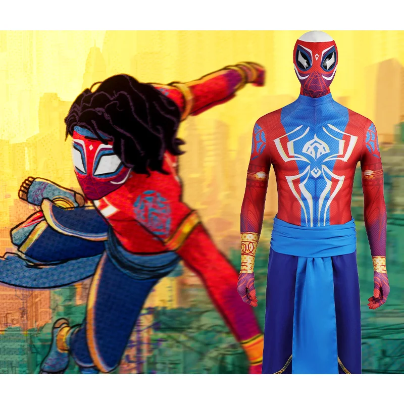 In Stock Spider-Man: Across The Spider-Verse SpiderMan India Leotard Cosplay Halloween Christmas Party Costume Clothes Role Play 
In Stock Spider-Man: Across The Spider-Verse SpiderMan India Leotard Cosplay Halloween Christmas Party Costume Clothes Role Play