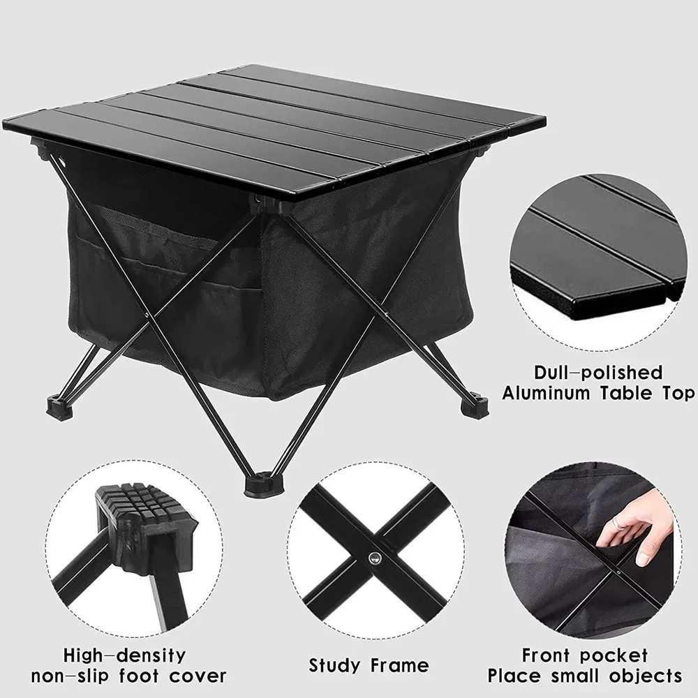 Portable Folding Camping Table, Outdoor Foldable Camping Table Ultralight Folding Picnic Desk for Travel Hiking Beach Garden BBQ
Portable Folding Camping Table, Outdoor Foldable Camping Table Ultralight Folding Picnic Desk for Travel Hiking Beach Garden BBQ