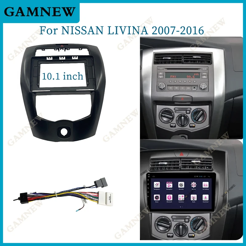10.1 Inch Car Radio Installation Double Din DVD GPS Mp5 Plastic Fascia Panel Frame For NISSAN LIVINA 2007-2016
10.1 Inch Car Radio Installation Double Din DVD GPS Mp5 Plastic Fascia Panel Frame For NISSAN LIVINA 2007-2016