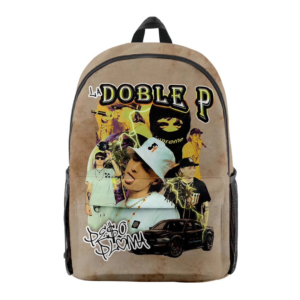 Peso Pluma Backpack GÉNESIS Album Rapper Merch Oxford Cloth Travel Bag Backpack Adjustable Shoulder Strap Backpack
Peso Pluma Backpack GÉNESIS Album Rapper Merch Oxford Cloth Travel Bag Backpack Adjustable Shoulder Strap Backpack